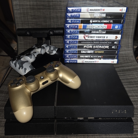 Sony Other - Sony PlayStation 4 Matte 500GB HDD Console, Camera, Controllers, Games Bundle.